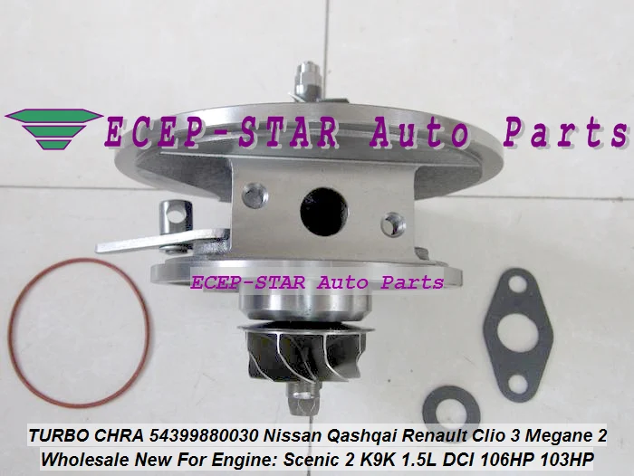 TURBO CHRA 54399880030 Nissan Qashqai Renault Clio III Megane 2 Scenic 2 K9K 1.5L (3)