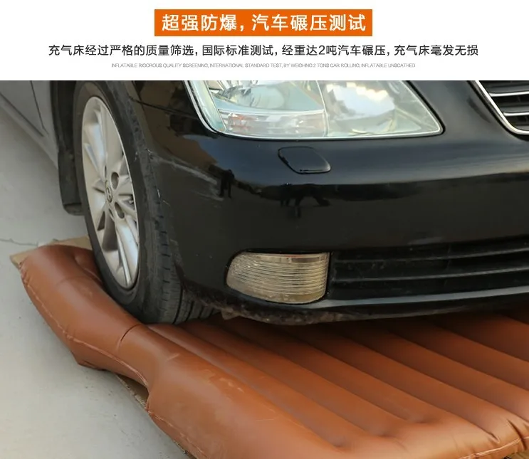 ТПУ материал автомобильные дорожные прокладки, надувные внедорожники автомобильные аксессуары кровати, квадратные дорожные подушки для сна