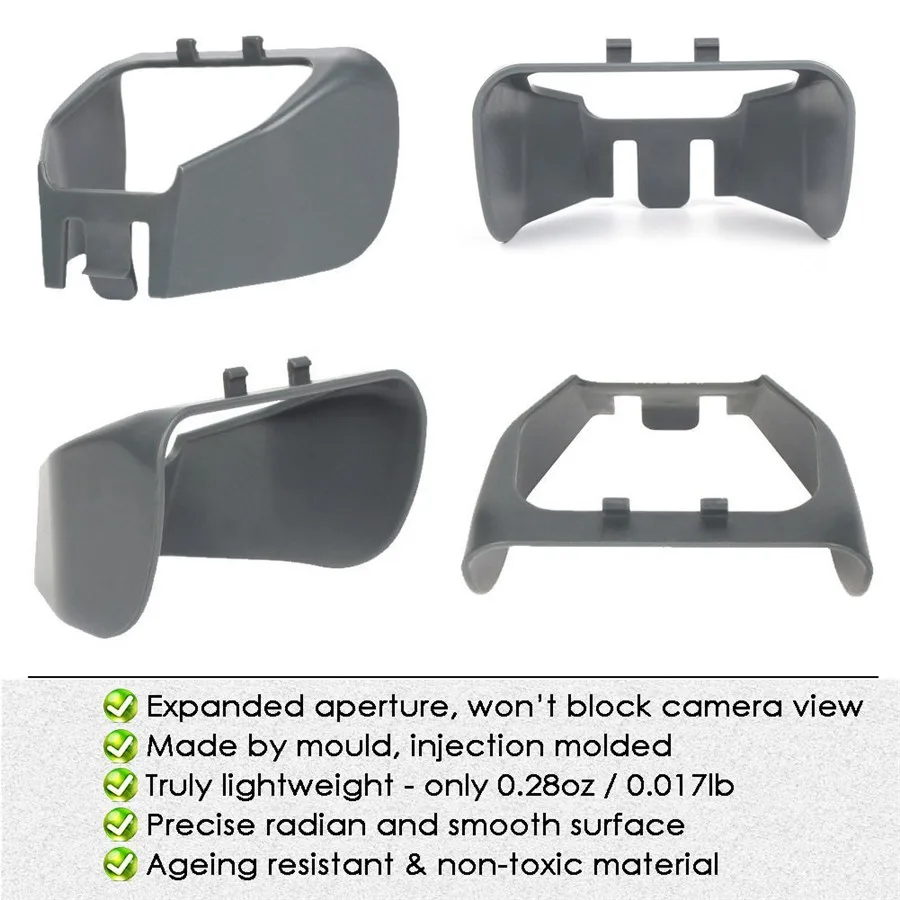 Обновленный объектив солнцезащитный капюшон-козырек защитная крышка для камеры антибликовый карданный чехол замок Защита для DJI Mavic Pro и платиновые аксессуары