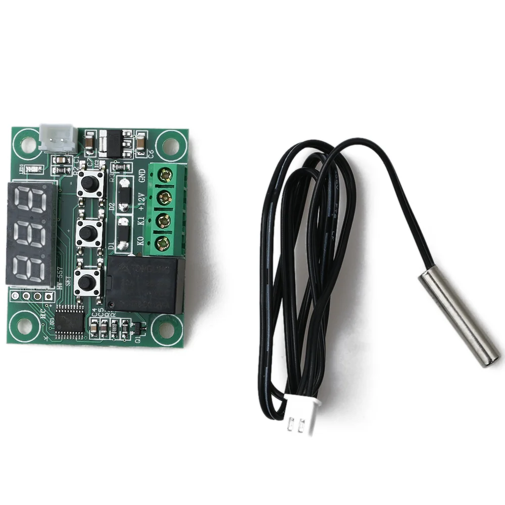 

1PCS W1209 DC 12V heat cool temp thermostat temperature control switch temperature controller thermometer thermo controller