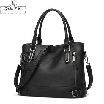 

Women PU Leather Handbag 2020 Large Capacity Ladies Casual Hand Bags Luxury Handbags Women Bags Designer bolsos mujer de marca