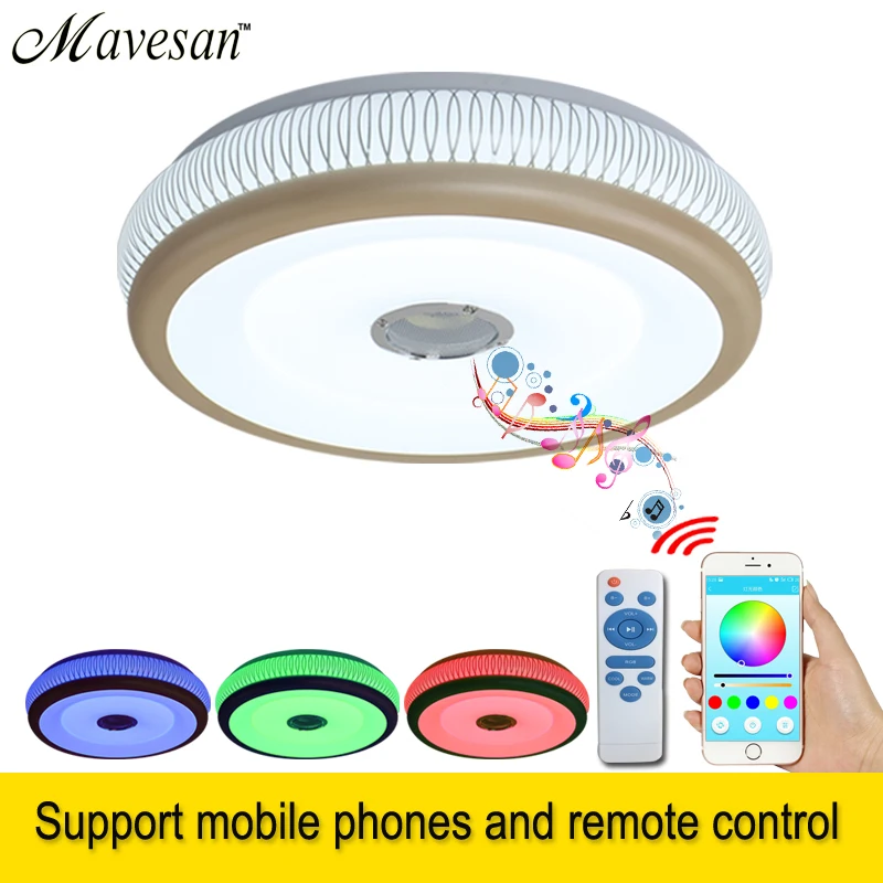 

2018 New Dimmable bluetooth LED Ceiling Light with APP control & Remote Control modern Led ceiling lamp for 10 -15 Square meters