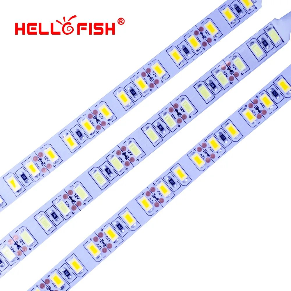 Гибкая светодиодная лента Hello Fish 5 м 600 SMD 5630 12 В 120 светодиодов/м светильник/теплый