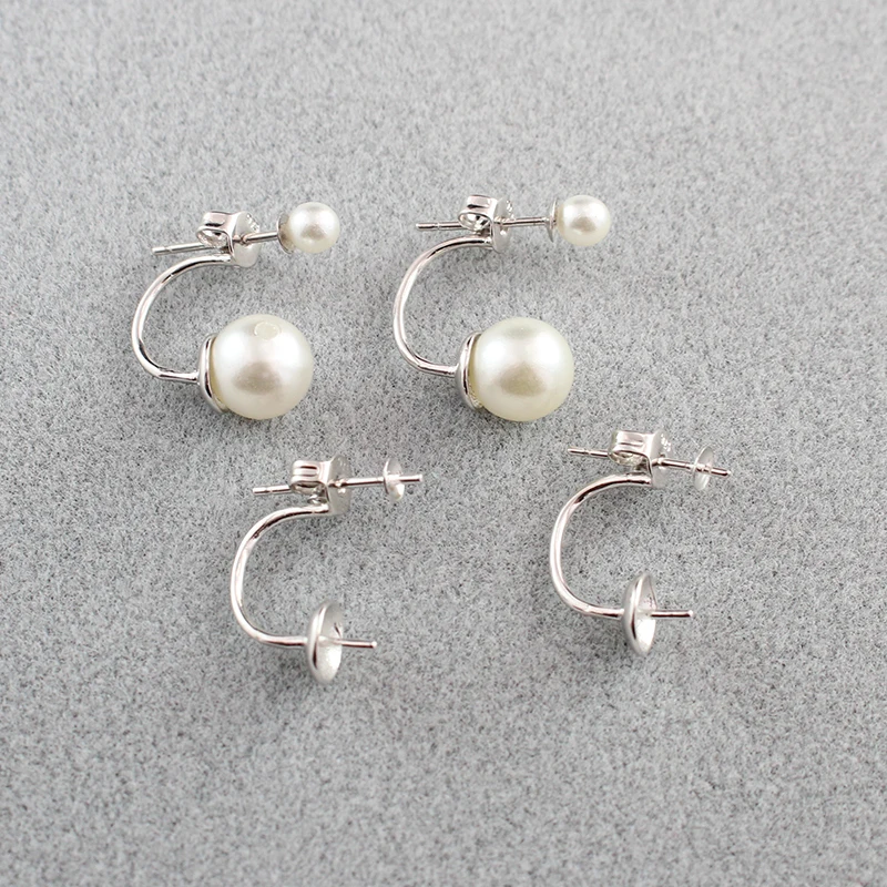 

1 пара, двусторонняя фурнитура для сережек-гвоздиков