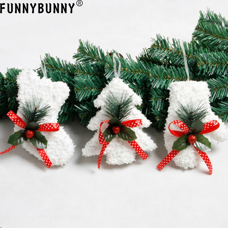 

FUNNYBUNNY Christmas foam small pendant tree socks small gloves Christmas Party decoration Supplies