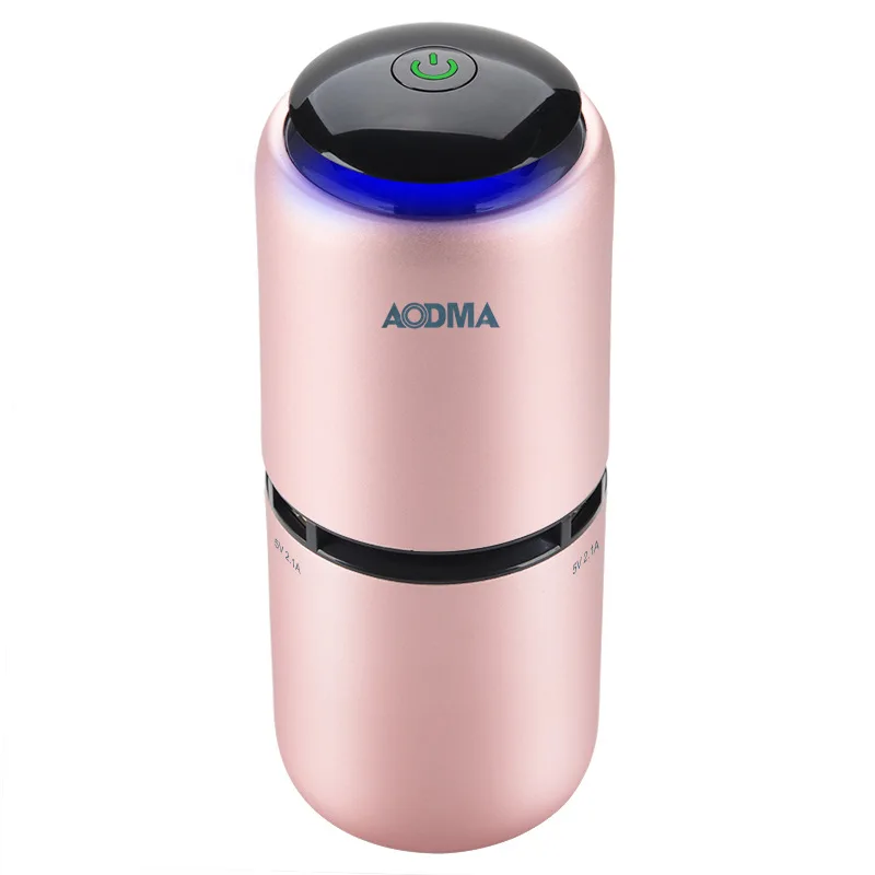 

Best Air Purifier Cleaner Pink Portable Mini Auto Car Fresh Air Anion Ionic Purifier Oxygen Bar Ozone Ionizer DC12V