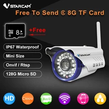 Vstarcam C7815WIP 720 P HD Беспроводной Пуля Wi-Fi Ip-камера Открытый Безопасности Водонепроницаемый ВИДЕОНАБЛЮДЕНИЯ Совместимость Бесплатный Отправить 8 ГБ TF Карты