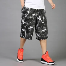Для мужчин повседневное более Размеры D хип хоп шорты для фитнеса jogger Короткие штаны s свободные печатных шорты для женщин бермуды б