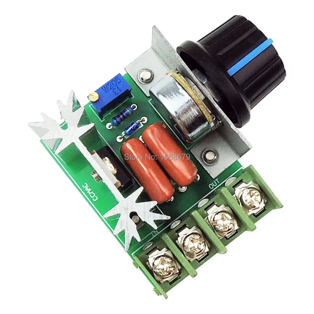AC 220V 2000W 25A SCR Constant Voltage Regulator Step Down Voltage Converter Transformer Motor Speed Controller