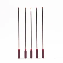 Расширенная 5 шт. шариковая ручка с красными чернилами подходит для типов ручек карандашей для письма