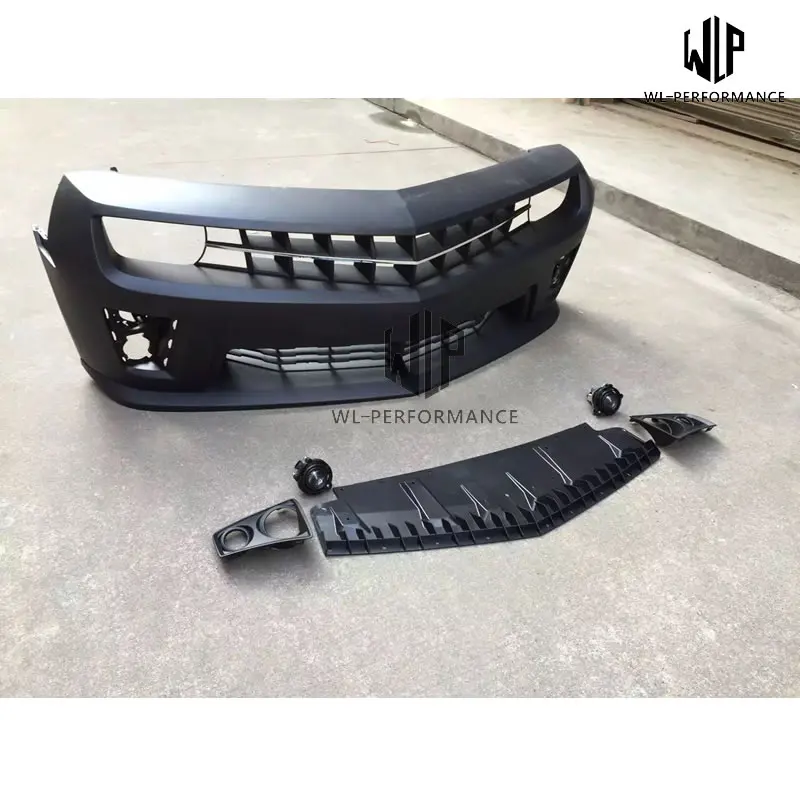 ZL1 High quality PP Upainted Front bumper racing grills Car body kit For Chevrolet Camaro ZL1 10-14