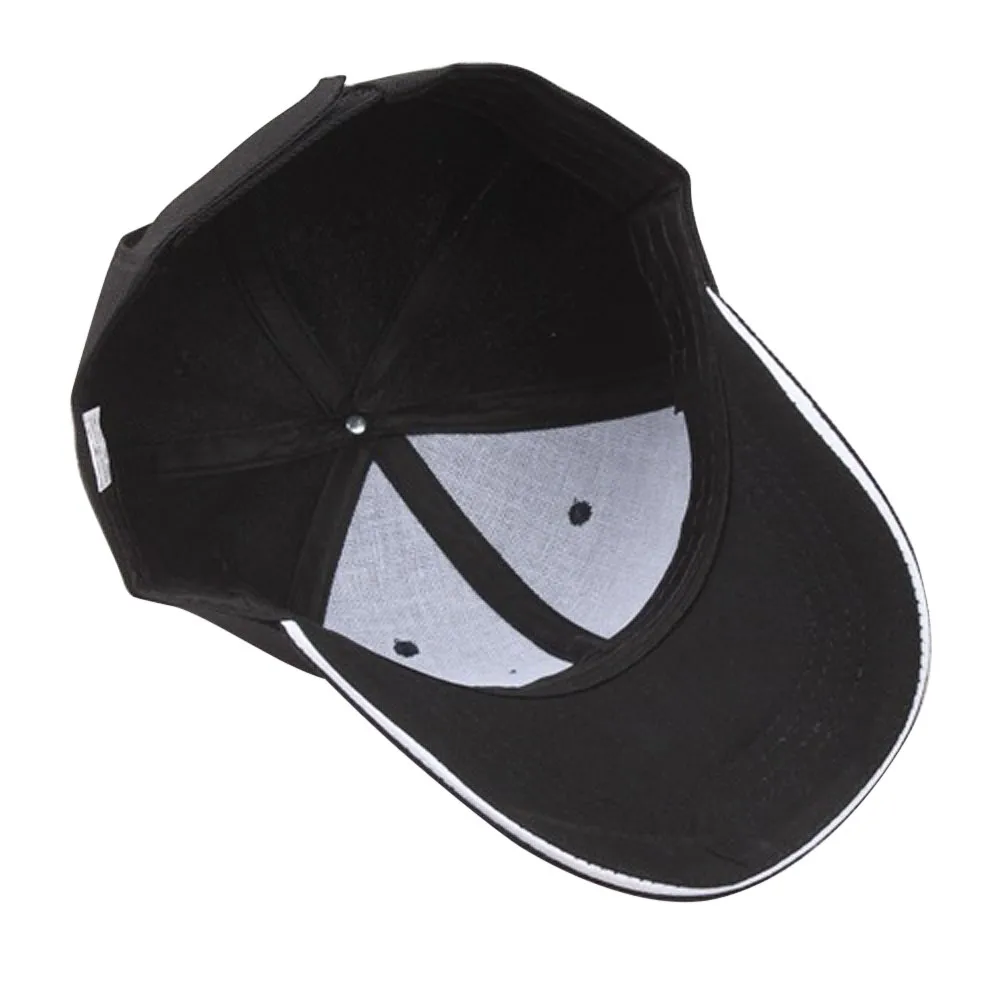 Men Baseball Caps Summer Unisex Solid Color Sun Visor Hip-Hop Cap Hat Women Adjustable Cotton Caps