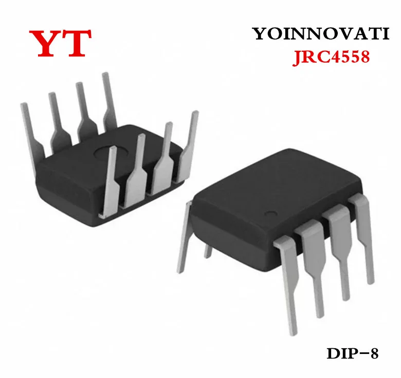 500 шт./лот JRC4558D JRC4558 4558D DIP-8 лучшее качество | Электронные компоненты и