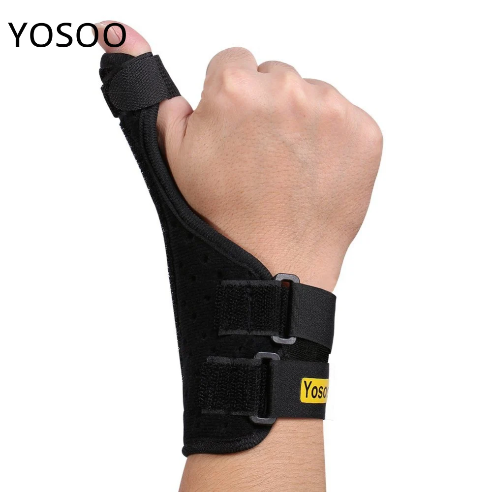

Yosoo Medical Thumb Wrist Splint Adjustable Brace Stabilizer Guard Support Finger Arthritis Sprained Hand Protector Wrist Splint