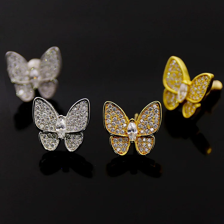 Aaa Quality Fashion Micro Pave Premium Zircon Crystals Erfly Micro Pave Premium Zircon Crystals