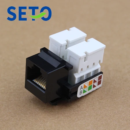 SeTo 8 Core RJ45 Cat5e сетевой разъем модуль RJ45 Cat5e Keystone для розетки