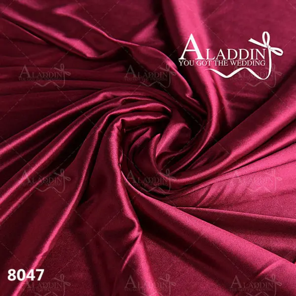light red fabric ice silk fabric shrink soft smooth for wedding