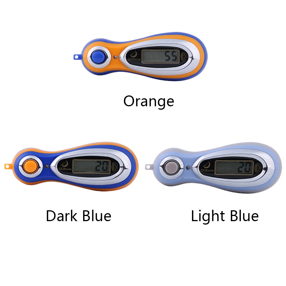 Ручной счетчик многофункциональный цифровой Chanting нажмите кнопку ЖК Портативный прозрачный дисплей низкое потребление электронный Питание от батареи