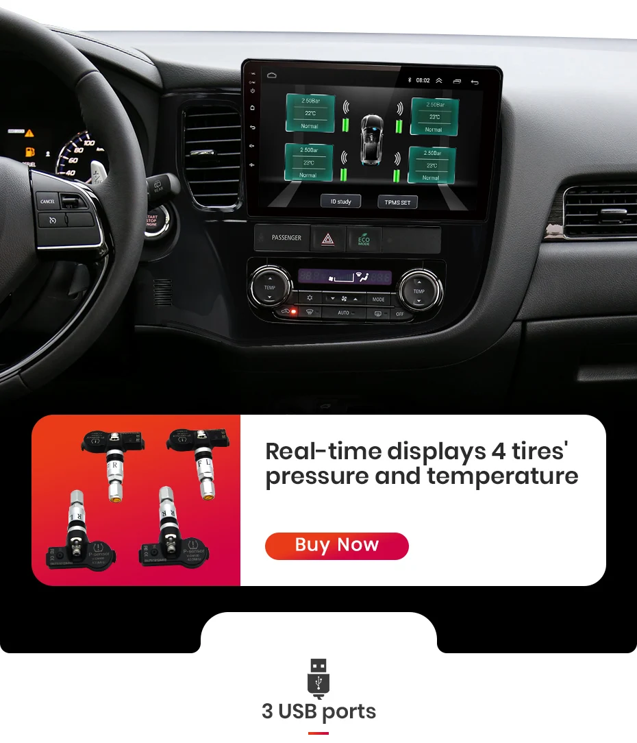 Sale AWESAFE 2Din Android 8.1 4+64G CarPlay GPS Radio Audio Multimedia Player For Mitsubishi Outlander 3 2012 2014 2018 2 Din no DVD 17