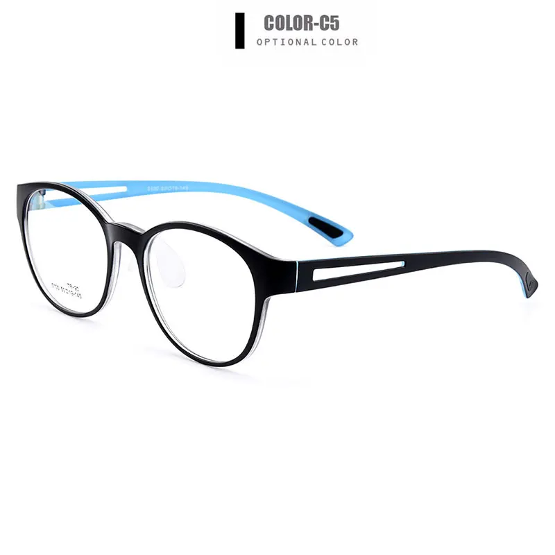 Gmei оптический сверхлегкий TR90 полный обод женские оптические оправы для очков девушки пластик близорукость очки 6 цветов на выбор M5100 - Цвет оправы: C5
