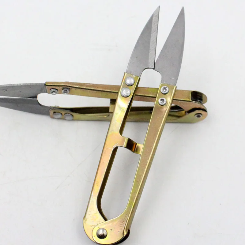 

U-scissors Sharp Thread Clipper Sewing Scissor Thread Cutter Tailor Nippers Scissors R12 Drop ship