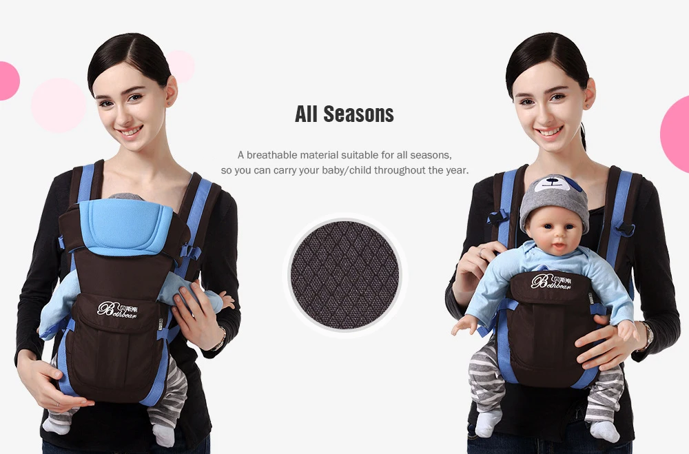 BethBear/дышащий рюкзак для младенцев 4 в 1, Удобный слинг, сумка-кенгуру