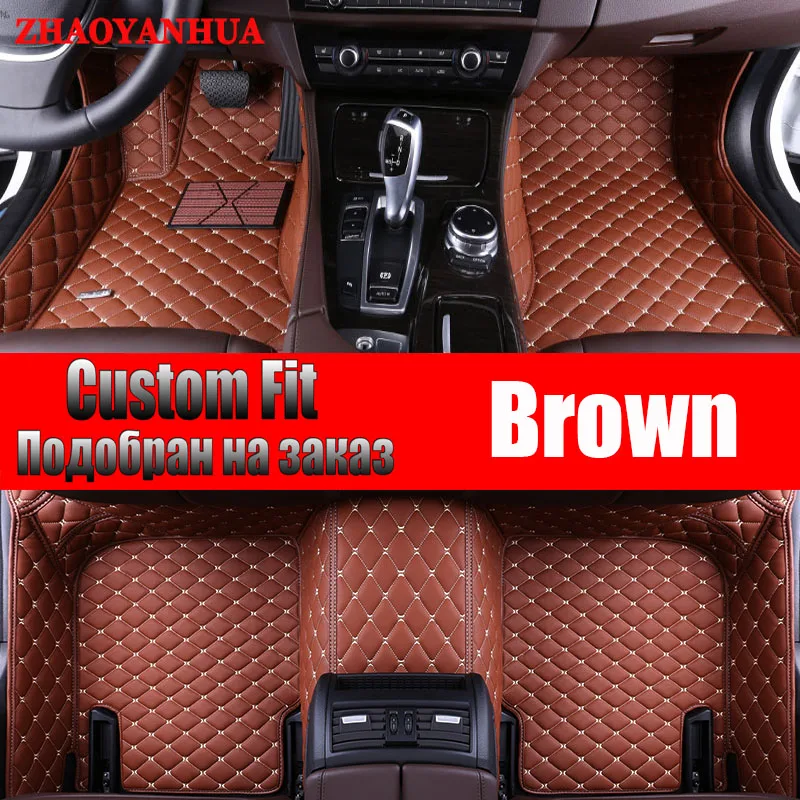 

Car Floor Mats for bmw x5 f15 kia sportage ql toyota prado 150 2018 Accessories Waterproof leather Car Carpet Liner Floor Mats