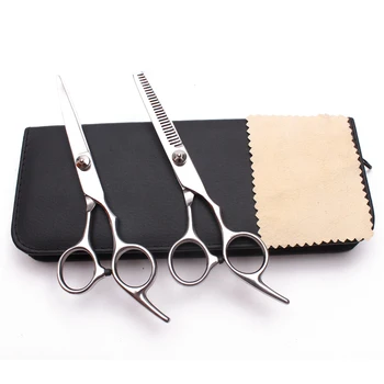 

1Pair 6.5" 18.5cm Engraving Logo JP Stainless Professional Barber Scissors Straight Shears Thinning Scissors Hair Scissors C1001