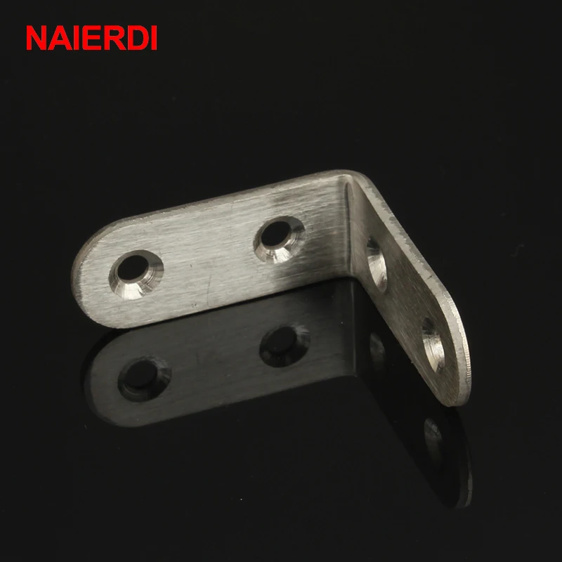 Угловые кронштейны из нержавеющей стали 10 шт.|stainless steel corner brackets|steel bracketcorner bracket |