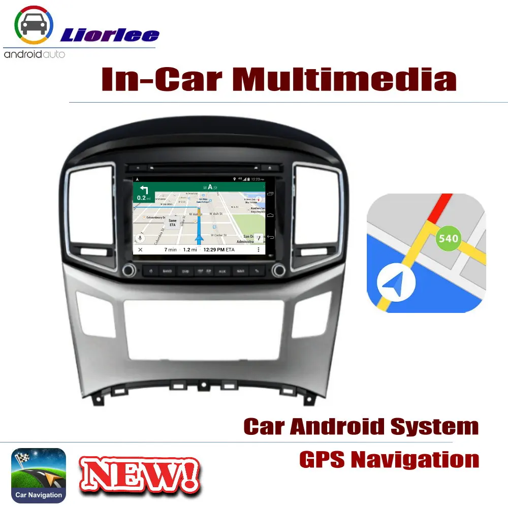 Top For Hyundai Starex 2016~2019 Car Android Player DVD GPS Navigation System HD Screen Radio Stereo Integrated Multimedia 2