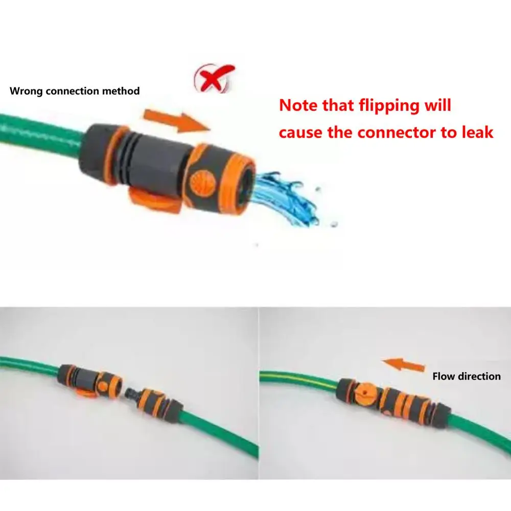 

Quick Connector Valve with Water Tap Splitter Hose Extension Irrigation Agriculture Quick Water Connector Extension Hose Gardeni