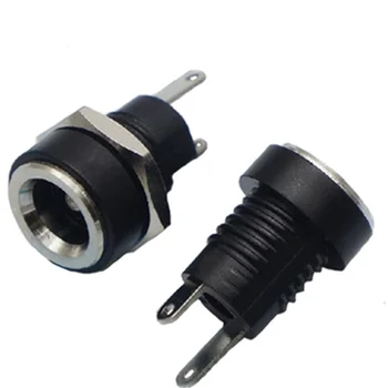 

DC Power Socket DC Block DC-022B 2-Pin Wire With Nut 5.5X2.5