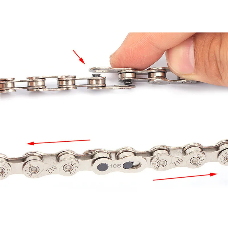 Flash Deal 1pair of Practical Mountain MTB Road Bike Chain Buckle  Chain Connector Magic Buckle button6-7-8 9 10 Speed Button Magic Button 5
