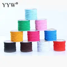 1mm 2 pçs/lote Preciosa Cabo de Fio de Nylon Corda de Nylon Corda Elástica Com Carretel Plástico Carretel Bobina Elástico Mais Cores para A Escolha