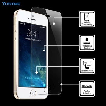 

Free DHL Shipping 200pcs/lot Premium Tempered Glass Screen Protector For iPhone 5 5s