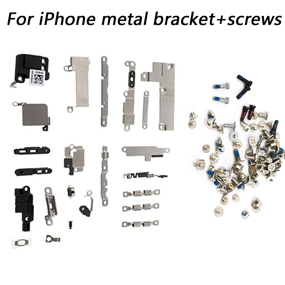 Полный комплект для Iphone 5 5c 5s 6 6S 7 8 Plus X маленький металлический внутренний