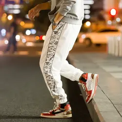 2018 осень рекомендуем новый список повседневные шаровары мужские брюки ночная сцена улица время прилив девять в движении в стиле хип-хоп M-5XL