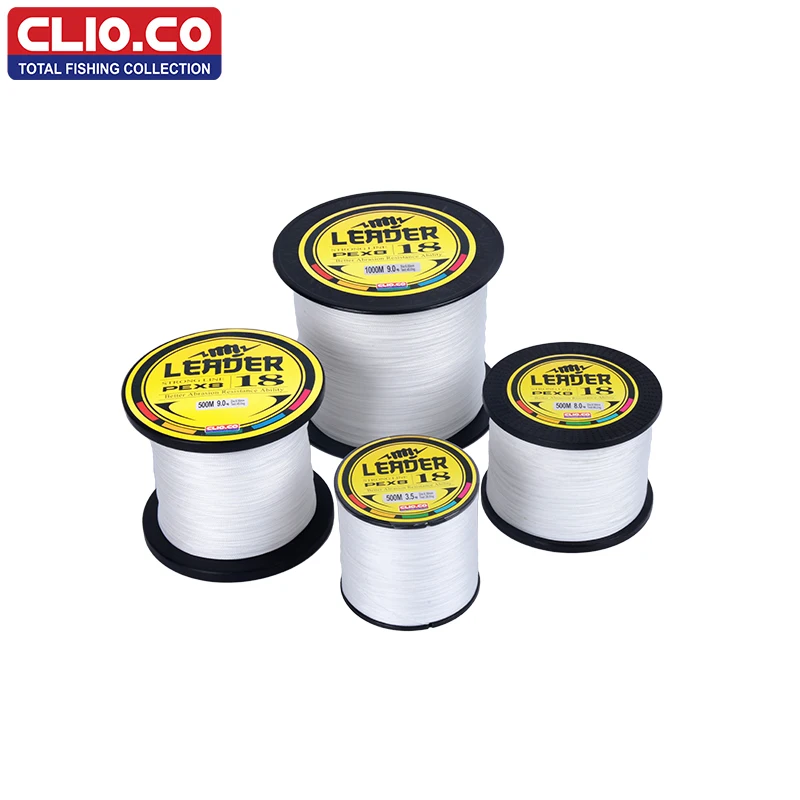 CLIO. COBrand 100 м 300 500 1000 супер сильная японская многонитевая Белая полиэтиленовая