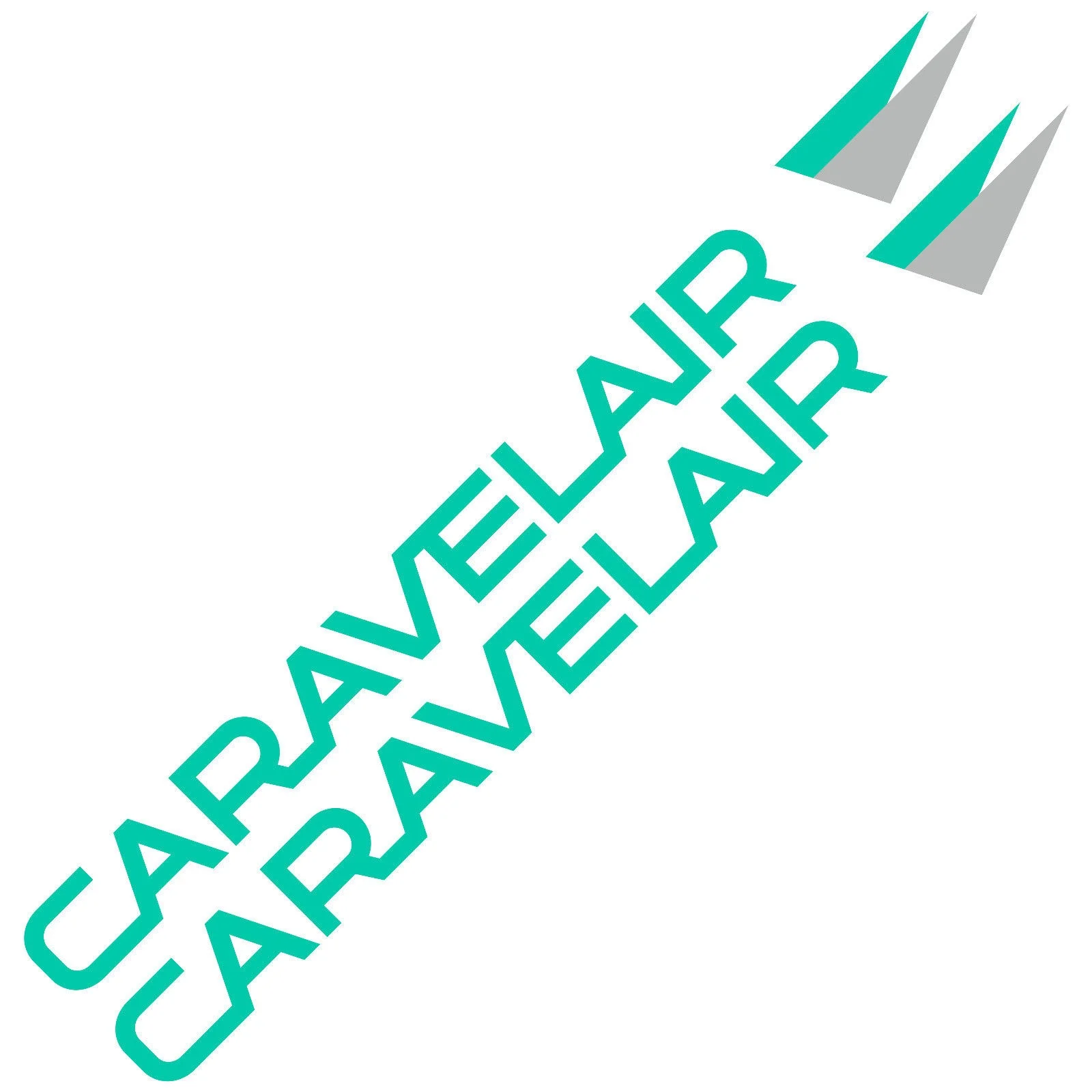 Для 2x CARAVELAIR Old 98x8 см aufkleber стикер wohnmobil camper wohnwagen caravan Стайлинг автомобиля|Наклейки