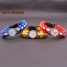 Горячая игра Go команда доблестный мистический инстинкт Паракорд с логотипом цепочка-браслет в виде веревки на открытом воздухе модные украшения для женщин и мужчин фанатов