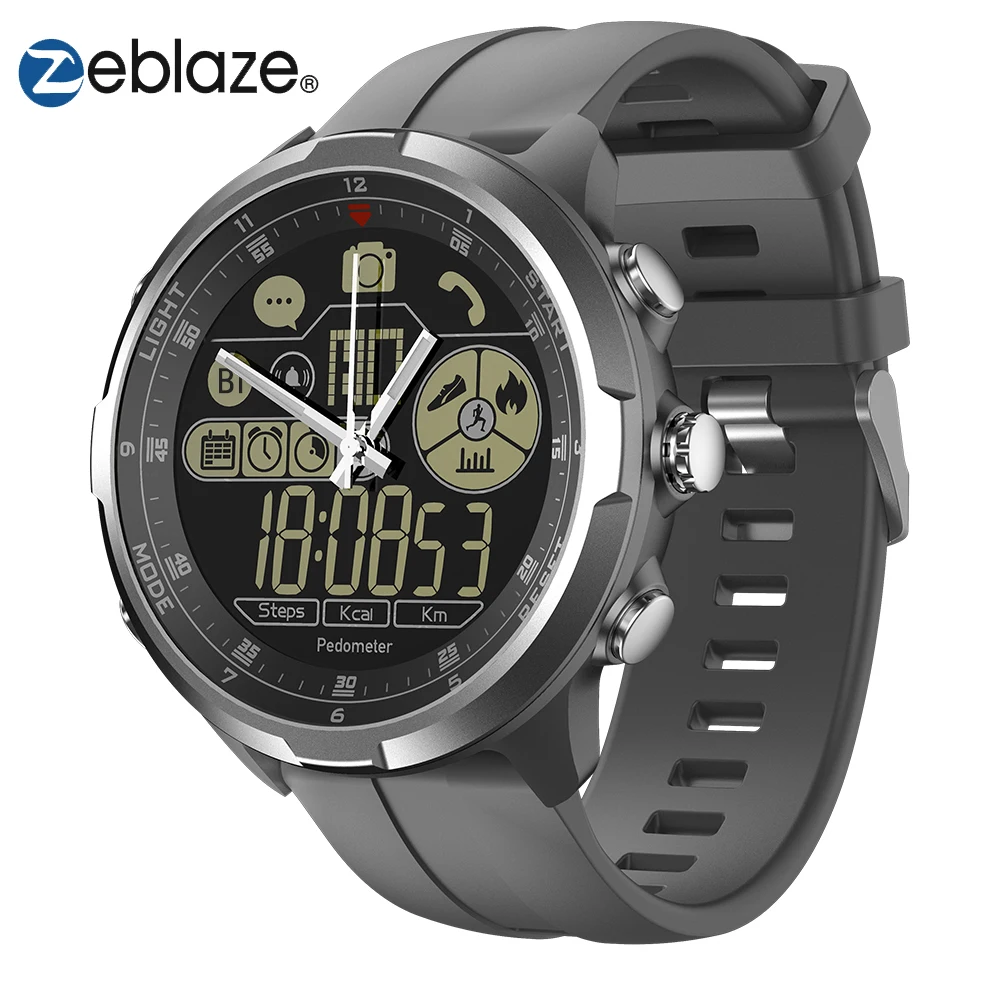

Zeblaze VIBE 4 HYBRID Smartwatch 1.24 inch Screen Smart Watch 24 Months Standby Time 24h All-Weather Monitoring for iOS Android