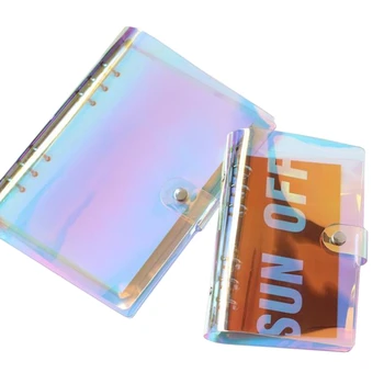 

A5 A6 6 Holes Binder Folder File Cover For Journal Note Book Diary Notepad PVC Notebook Binder
