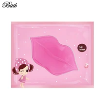 Bittb, 2 шт., коллагеновая увлажняющая маска для губ, питательная помада, палочка, подушечки для ухода, инструмент для макияжа, Увлажняющая губная помада, кристальная восстанавливающая маска для губ