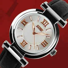 Дамы fashion часы последние с ночная водостойкой кожи женщин леди relogio feminino montre femme Кварцевые наручные часы