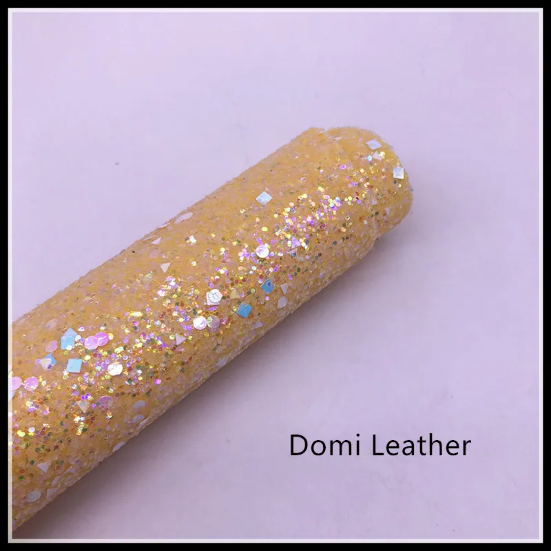 Pastel Crystal Chunky Glitter Fabric (6)