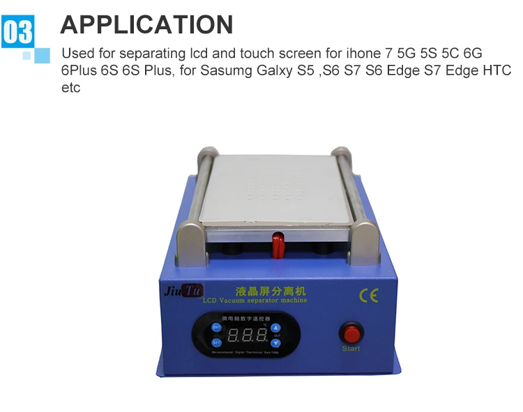 LCD Separator Screen Repair Machine Silver Plate with Rubber Pad Built-in Vacuum Suction Pump Cell Phone Touch Screen Fix (4)