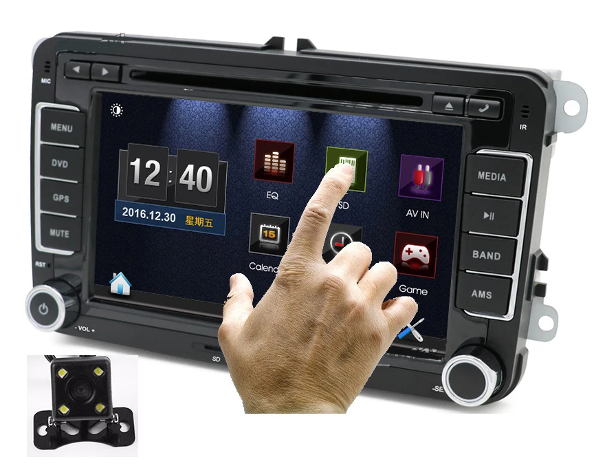 2 DIN Car DVD player For VW Volkswagen Passat POLO GOLF Tiguan CC Skoda