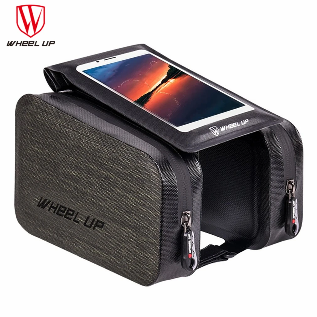 

WHeeL UP Waterproof Touch Screen Bike Bag Portable Front Frame Top Cell Phone TPU Cycling MTB Road Mountain Bicycle Case AS006
