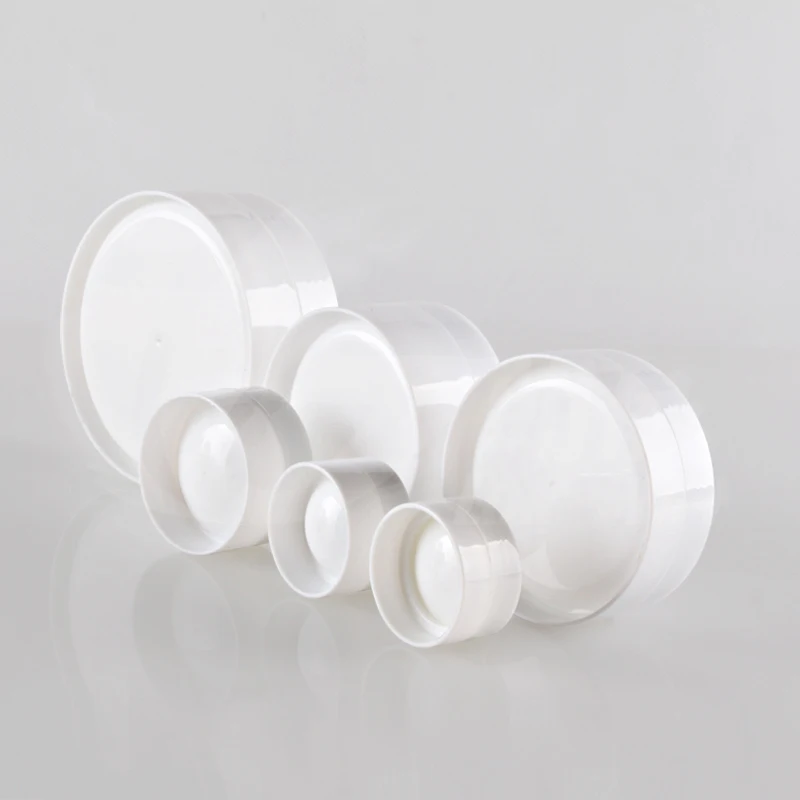 3g-5g-10g-30g-50g-100g-10pcs-Portable-White-Plastic-Jar-Mask-Cream-Jars-With-Depressed (1)