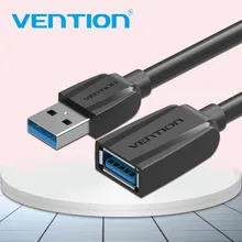 Vention USB кабель-удлинитель USB 3,0 кабель для Smart tv PS4Xbox One SSD USB3.0 2,0 для удлинителя кабеля передачи данных мини USB кабель-удлинитель